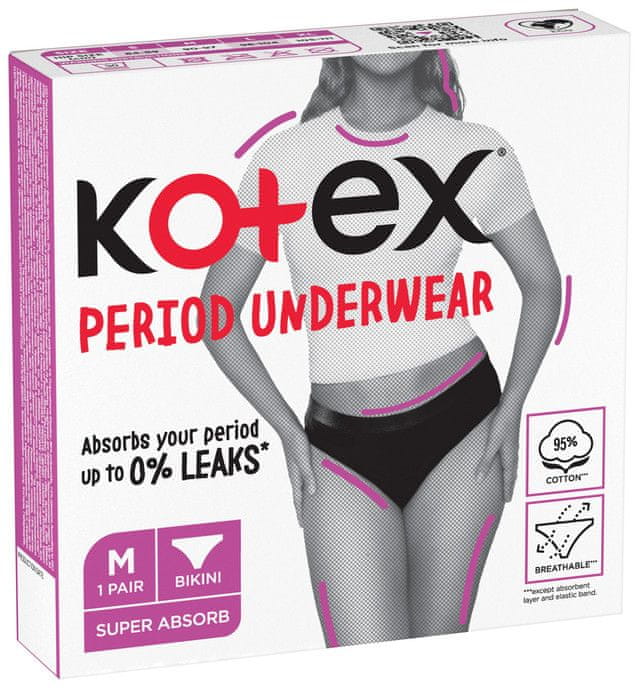 Kotex Period Underwear menštruačné nohavičky veľ. M